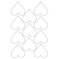 40492 - Label Size 70mm x 70mm - 11 label(s) per sheet