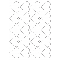 40493 - Label Size 50mm x 53mm - 20 label(s) per sheet
