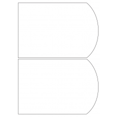 40499 - Label Size 204mm x 139.6mm - 2 label(s) per sheet 