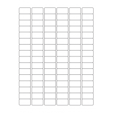 40507 - Label Size 30mm x 16mm - 96 label(s) per sheet