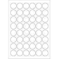 40508 - Label Size 30mm dia - 48 label(s) per sheet