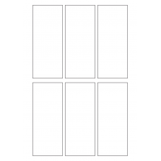 40512 - Label Size 55mm x 135mm - 6 label(s) per sheet
