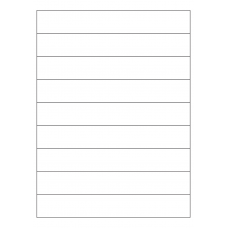 40513 - Label Size 200mm x 30mm - 9 label(s) per sheet