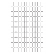 40516 - Label Size 12mm x 25mm - 120 label(s) per sheet