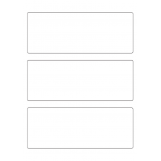 40519 - Label Size 195mm x 75mm - 3 label(s) per sheet