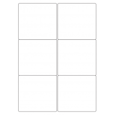 40524 - Label Size 99.1mm x 93.1mm - 6 label(s) per sheet