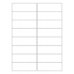 40527 - Label Size 99.1mm x 34mm - 16 label(s) per sheet