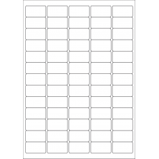 40529 - Label Size 38.1mm x 21.2mm - 65 label(s) per sheet
