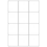 40534 - Label Size 63.5mm x 72mm - 12 label(s) per sheet