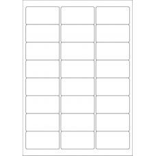 40536 - Label Size 64mm x 33.9mm - 24 label(s) per sheet