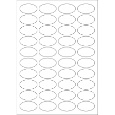 40554 - Label Size 45mm x 25mm - 40 label(s) per sheet