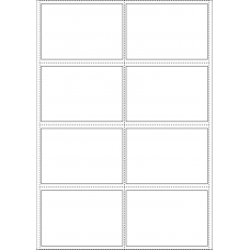 40559 - Label Size 97mm x 66mm - 8 label(s) per sheet