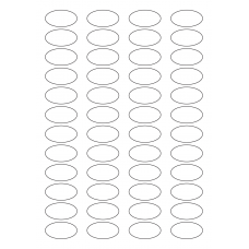 40566 - Label Size 38mm x 20mm - 48 label(s) per sheet