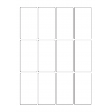 40578 - Label Size 45mm x 84mm - 12 label(s) per sheet