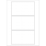 40601 - Label Size 150mm x 90mm - 3 label(s) per sheet