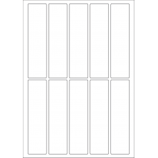 40602 - Label Size 35mm x 140mm - 10 label(s) per sheet