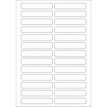40620 - Label Size 87.53mm x 16.6mm - 26 label(s) per sheet
