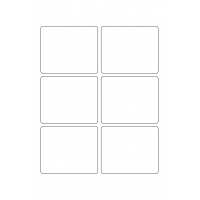 40623 - Label Size 85mm x 70mm - 6 label(s) per sheet
