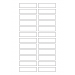 40638 - Label Size 70mm x 18mm - 24 label(s) per sheet