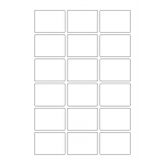 40643 - Label Size 55mm x 40mm - 18 label(s) per sheet