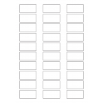 40646 - Label Size 48mm x 23.5mm - 30 label(s) per sheet