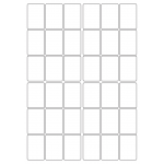 40649 - Label Size 31mm x 45mm - 36 label(s) per sheet