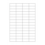 40653 - Label Size 42mm x 18mm - 56 label(s) per sheet