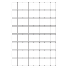 40656 - Label Size 24mm x 32mm - 64 label(s) per sheet 