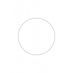 40661 - Label Size 150mm dia - 1 label(s) per sheet