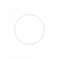 40661 - Label Size 150mm dia - 1 label(s) per sheet