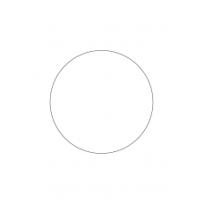 40661 - Label Size 150mm dia - 1 label(s) per sheet 
