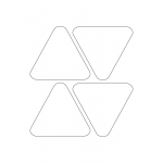 40671 - Label Size 109.5mm x 97.15mm - 4 label(s) per sheet