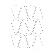40678 - Label Size 54mm x 75mm - 12 label(s) per sheet