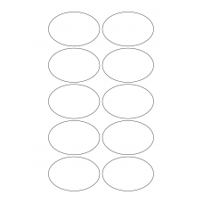 40698 - Label Size 75mm x 50mm - 10 label(s) per sheet