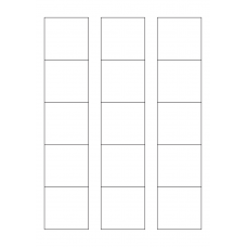 40740 - Label Size 53mm x 51mm - 15 label(s) per sheet
