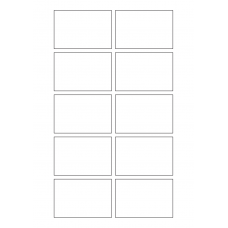40752 - Label Size 75mm x 50mm - 10 label(s) per sheet