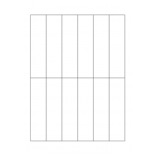 40759 - Label Size 30mm x 120mm - 12 label(s) per sheet