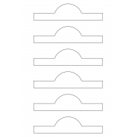 40769 - Label Size 150mm x 35mm - 6 label(s) per sheet