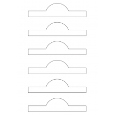 40769 - Label Size 150mm x 35mm - 6 label(s) per sheet