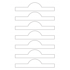 40771 - Label Size 167mm x 35mm - 7 label(s) per sheet