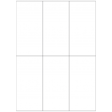 40777 - Label Size 70mm x 145mm - 6 label(s) per sheet