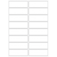 40779 - Label Size 99mm x 32mm - 16 label(s) per sheet