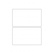 40781 - Label Size 160mm x 96mm - 2 label(s) per sheet