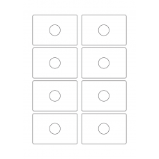 40789 - Label Size 83mm x 56mm - 8 label(s) per sheet