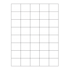 40794 - Label Size 40mm x 33mm - 40 label(s) per sheet