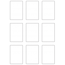 40799 - Label Size 58mm x 85mm - 9 label(s) per sheet