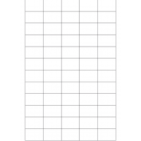 40802 - Label Size 38mm x 24.6mm - 60 label(s) per sheet