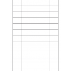 40802 - Label Size 38mm x 24.6mm - 60 label(s) per sheet