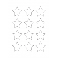 40921 - Label Size 50mm x 50mm - 12 label(s) per sheet