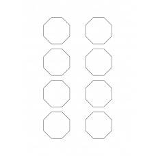 40922 - Label Size 50mm x 50mm - 8 label(s) per sheet 